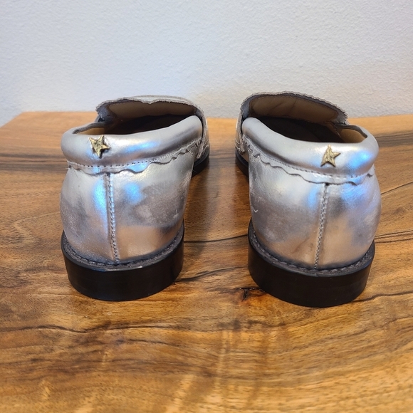 Golden Goose Jerry Metallic Silver Penny Loafer - Picture 4 of 16